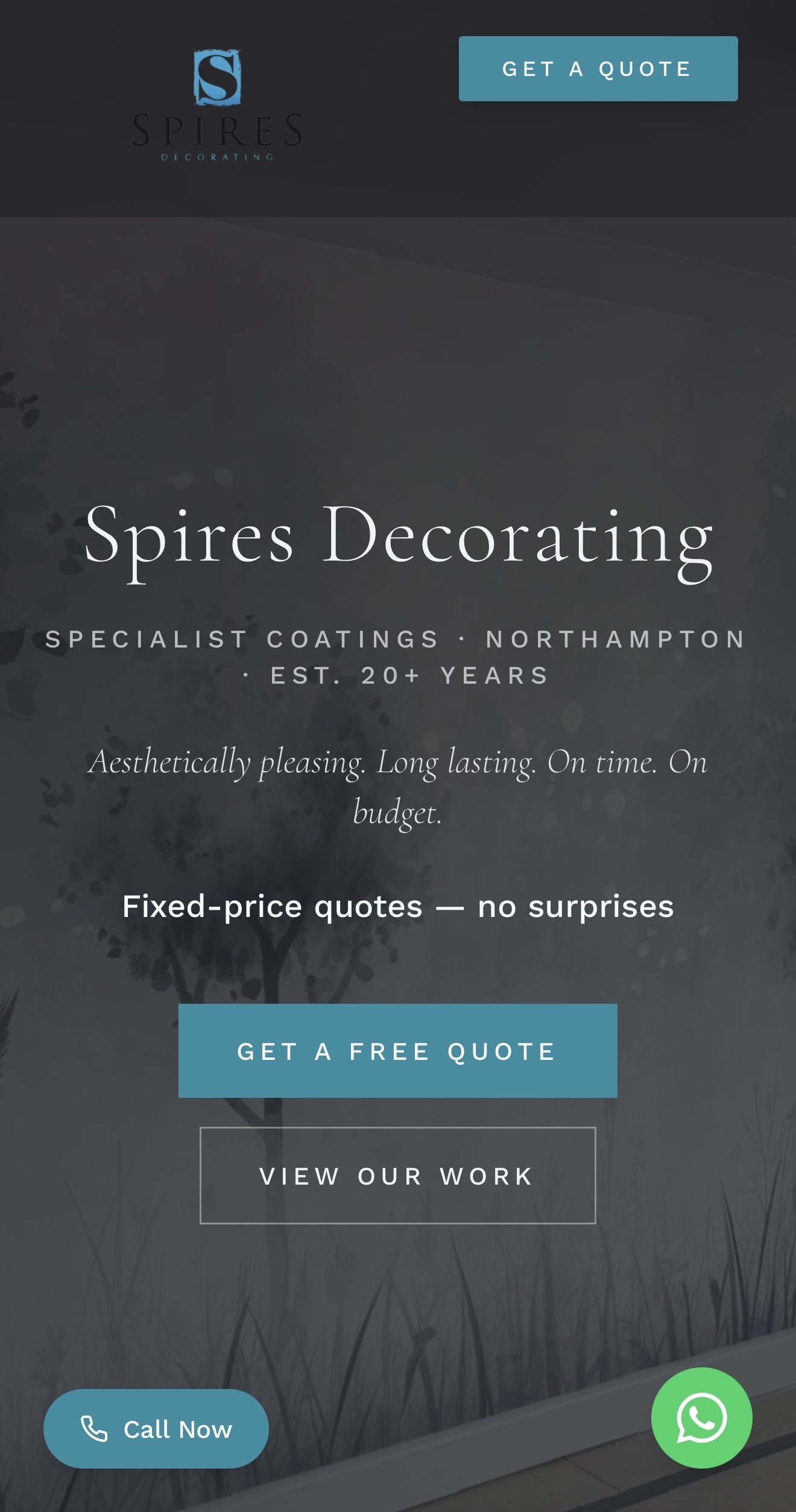 Spires Decorating on mobile