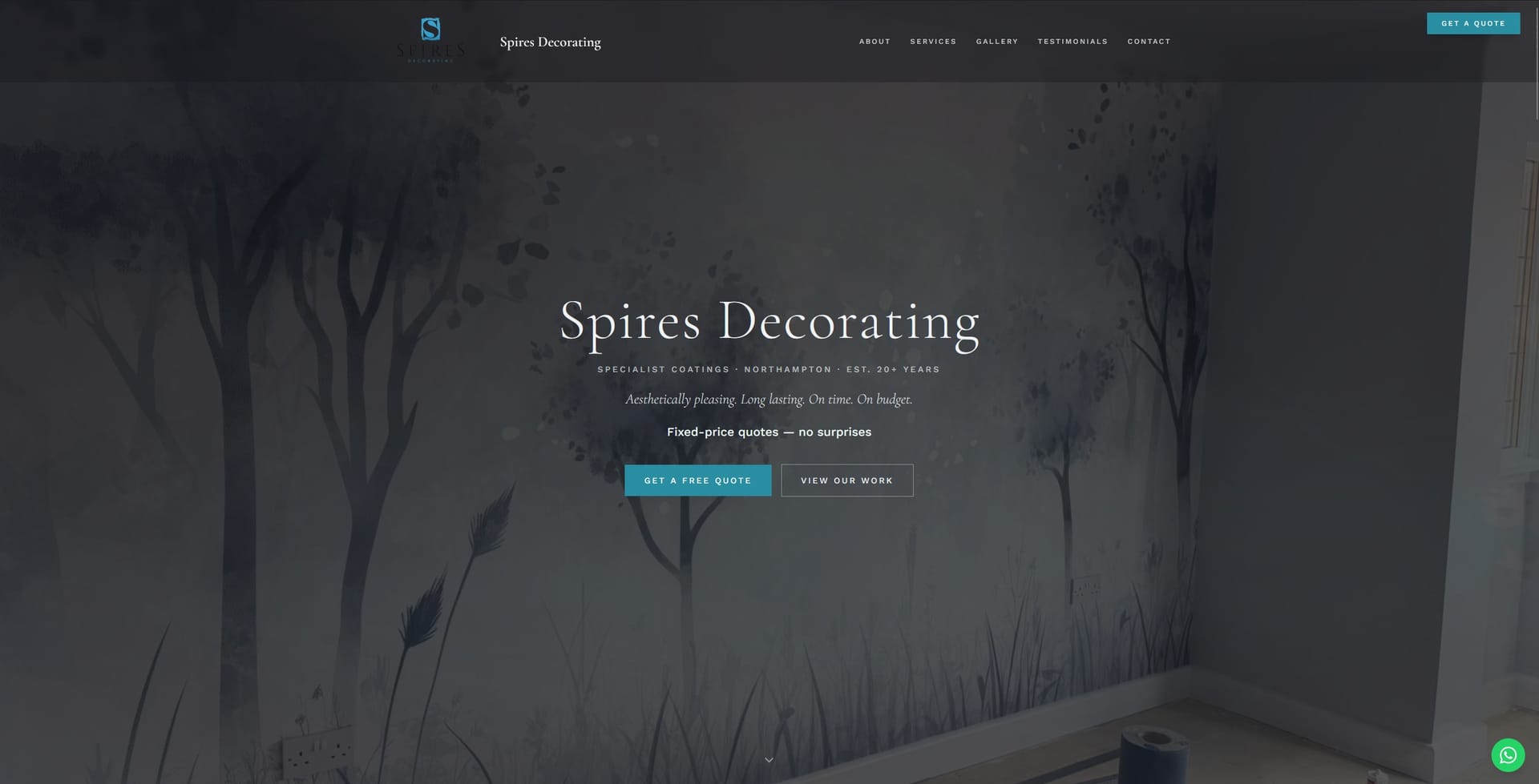 Spires Decorating website